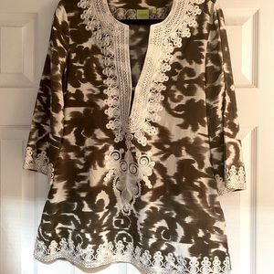 Craig Taylor Silk Embroidered Tunic